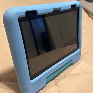Amazon Blue Tablet with Protective Case